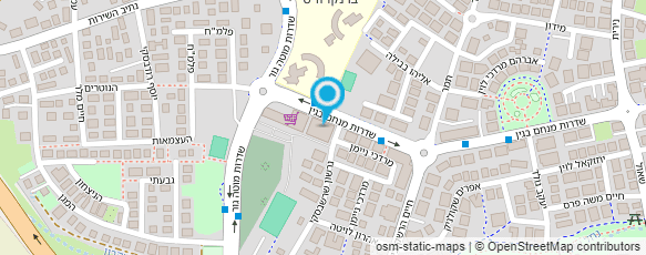 מפת הגעה אל פיצה סטור