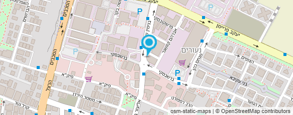 מפת הגעה אל בורגרים ראשון לציון מרכז ומזרח