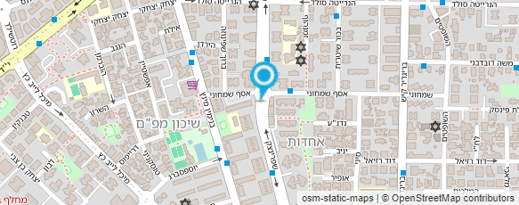 מפת הגעה אל תינוקיס - Tinokis