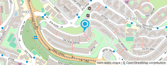 מפת הגעה אל אולפן הקלטות בירושלים - D. MUSIC