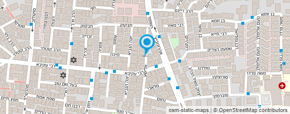 מפת הגעה אל מלכהדולה בבני ברק