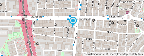 מפת הגעה אל דניאלה מטבח שוק ישראלי