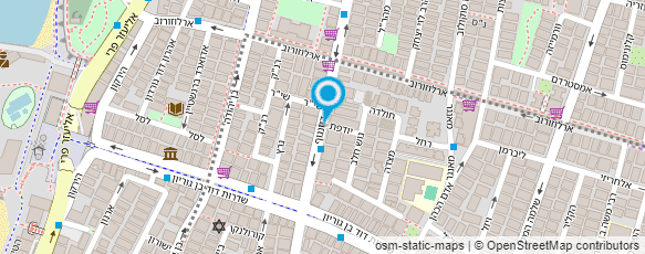 מפת הגעה אל מרפאת שיינים פיפי