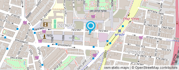 מפת הגעה אל פיצה סנטרל