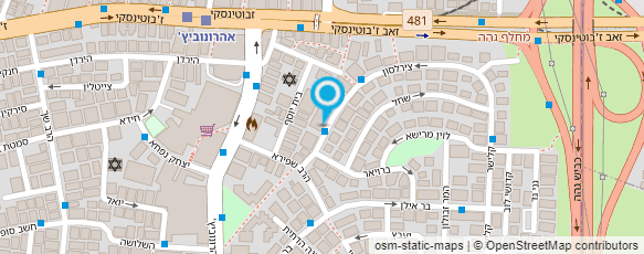 מפת הגעה אל יהודה צברי