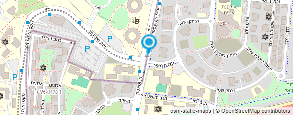 מפת הגעה אל פיצה אחד העם