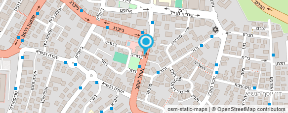 מפת הגעה אל לוי חום טבריה דודי שמש