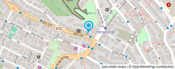 מפת הגעה אל אינסטלטור בכרמל חיפה אקספרס 24/7