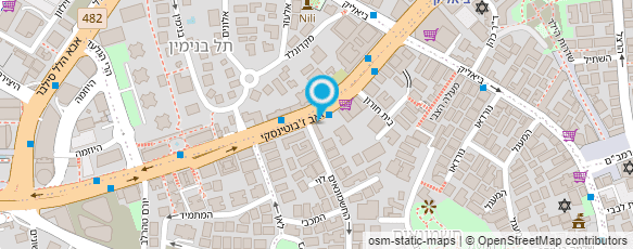 מפת הגעה אל מיכל  פרנקו משרד עו"ד