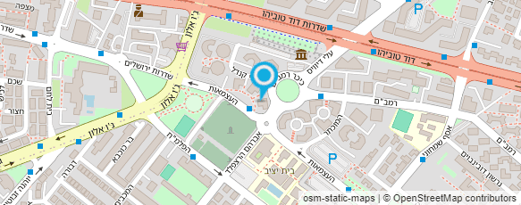 מפת הגעה אל פיצה רמב"ם