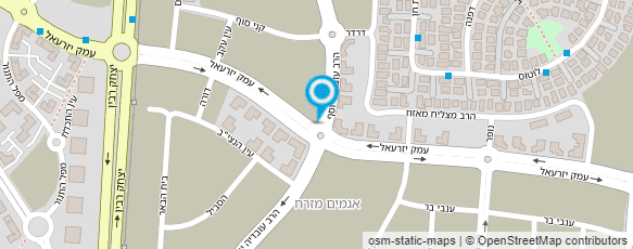 מפת הגעה אל הרב שנהב עסיס - פסיכותרפיסט ויועץ נישואין מוסמך