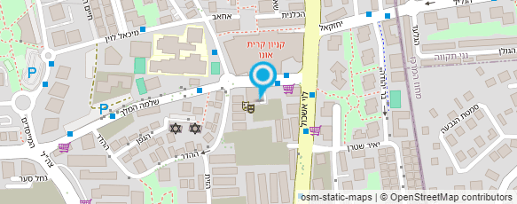 מפת הגעה אל יין בעיר קרית אונו