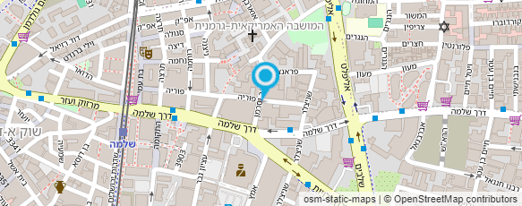 מפת הגעה אל פנצ'רייה וחילוצי דרך 24/7