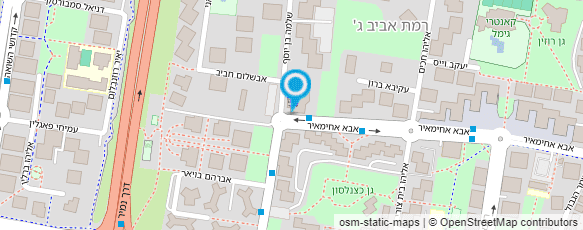 מפת הגעה אל ד"ר מרטין פרואין כירופרקט