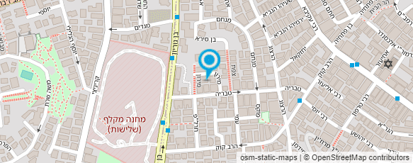 מפת הגעה אל יהושע שטרן