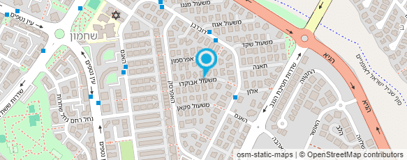 מפת הגעה אל החווה של בני