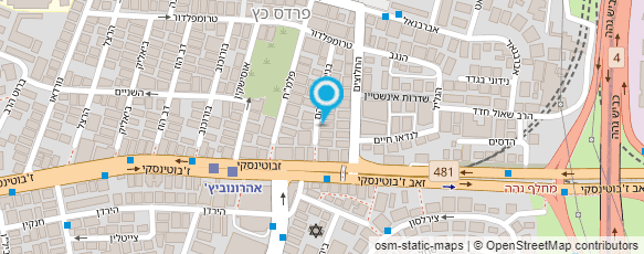 מפת הגעה אל מוטי יועץ משכנתאות