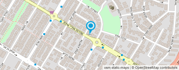 מפת הגעה אל ד"ר ילנה איגנטייבה