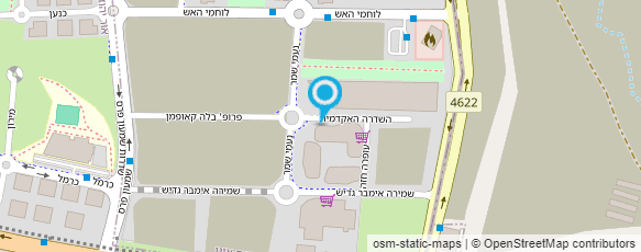 מפת הגעה אל פטריקס קריית אונו