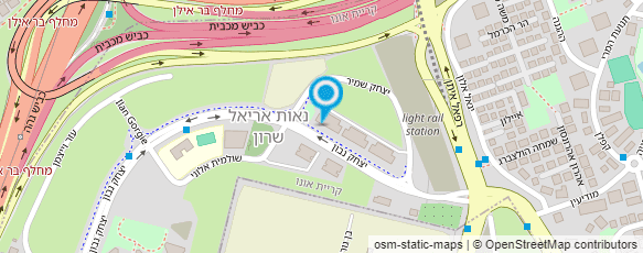 מפת הגעה אל רובע קריית אונו