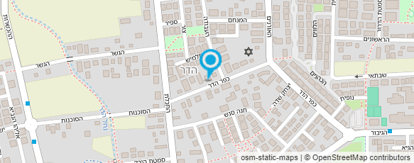 מפת הגעה אל רז לייף אומנות הריפוי הטבעי