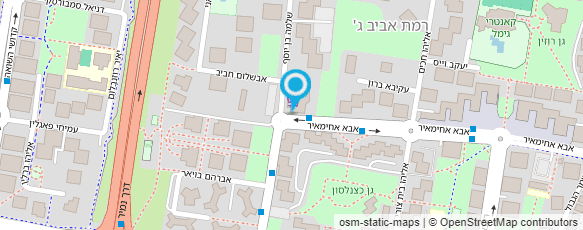 מפת הגעה אל O.A Technologies