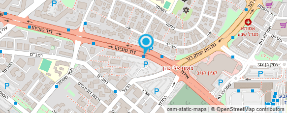 מפת הגעה אל פסטיטו באר שבע