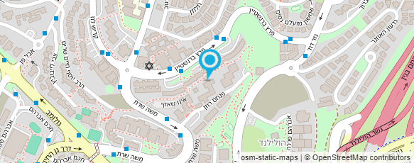 מפת הגעה אל לוכד נחשים בירושלים- אמיר