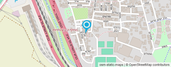 מפת הגעה אל אופיר גוילי ריפוי בעיסוק