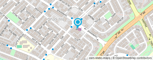 מפת הגעה אל פיצה ברסלב