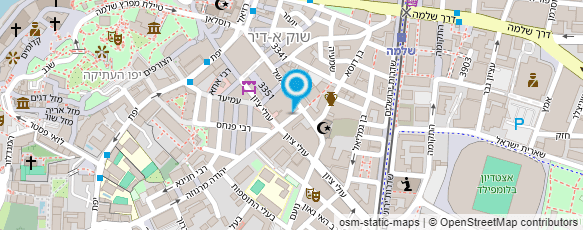 מפת הגעה אל רייס אנד פיש תל אביב