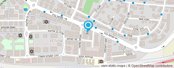 מפת הגעה אל גרירת רכבים בדרכים - משה