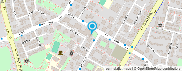 מפת הגעה אל פיצה רוסו