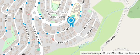 מפת הגעה אל א . אסולין החלקות שיער מקצועיות