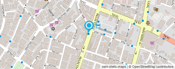 מפת הגעה אל קראנצ' פיצה נתניה