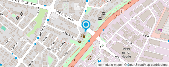 מפת הגעה אל המקסיקני - קרית מלאכי