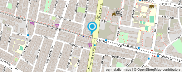 מפת הגעה אל פיצה ברו