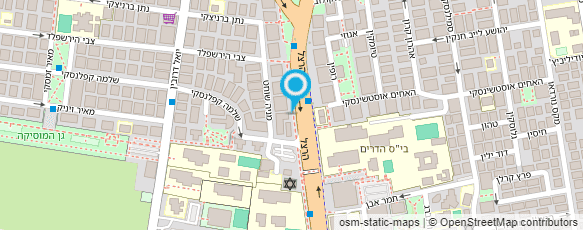 מפת הגעה אל וטרינר בהרצל