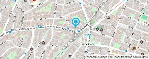 מפת הגעה אל מוניות נשר ירושלים