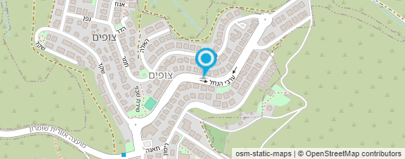 מפת הגעה אל פיצה אנטלו - Anatello צופים