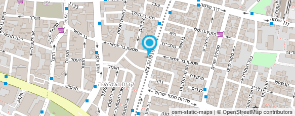 מפת הגעה אל שטיפת מכוניות דרום תל אביב 24/7