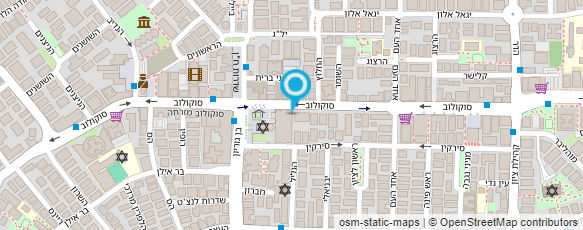 מפת הגעה אל ספא EVE קליניקה לעיסוי