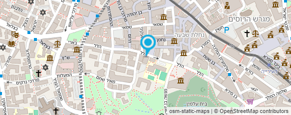 מפת הגעה אל מכון הפוליגרף הירושלמי