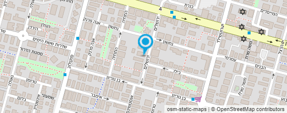 מפת הגעה אל עידו בשרים רעננה