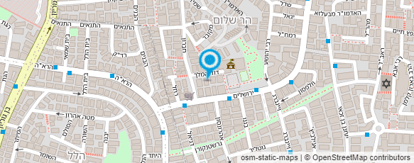 מפת הגעה אל מאיר חכימי טוען רבני