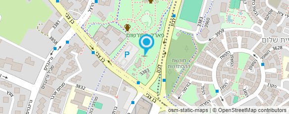 מפת הגעה אל מוסך הצוות