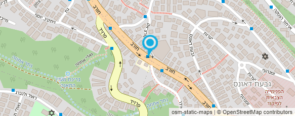 מפת הגעה אל מוניות חיפה