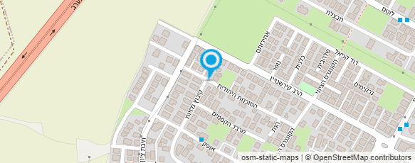 מפת הגעה אל משתלת החצר