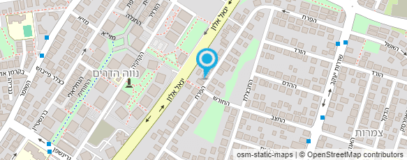 מפת הגעה אל אופיר שלי איפור כלות וערב