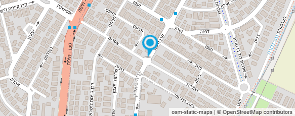 מפת הגעה אל מורה נהיגה -קוסטה ליפובסקי